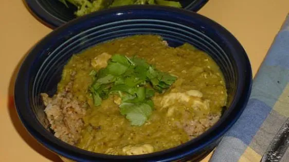 Bombay Chicken With Red Split Lentils