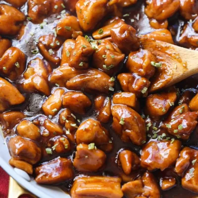 Boozy Bourbon Chicken