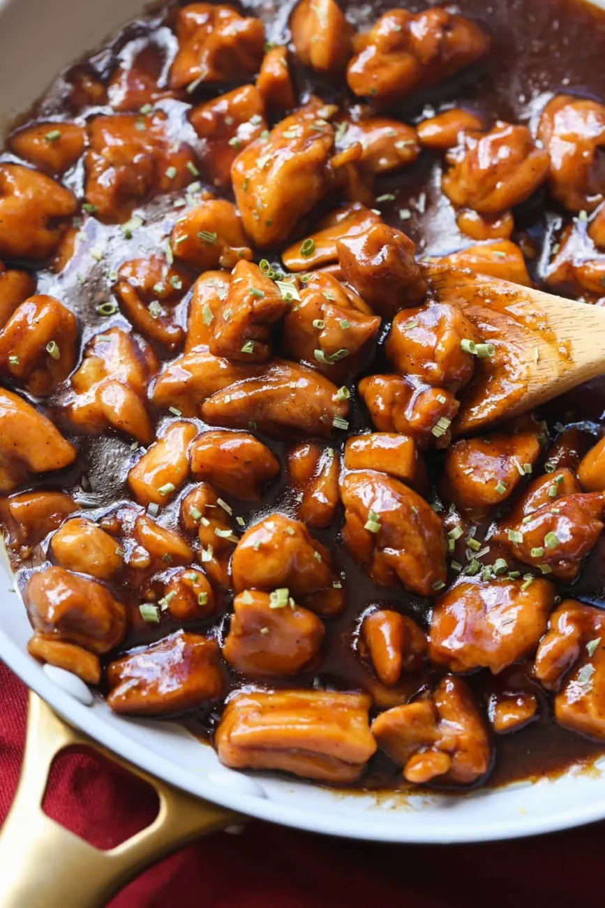 Boozy Bourbon Chicken