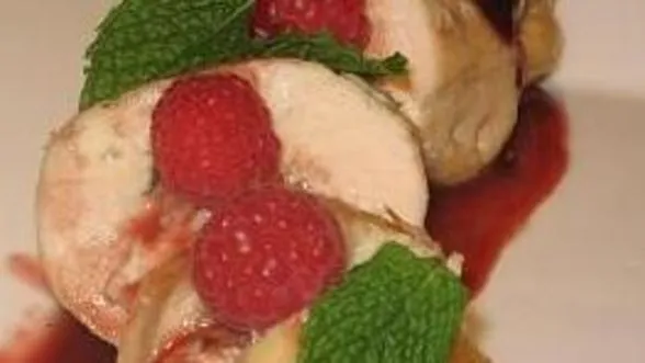 Boursin Stuffed Chicken Breasts With Raspberry