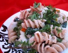 Bow Tie Pasta With Chicken & Spinach