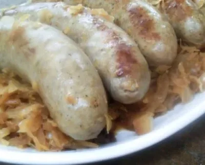 Bratwurst And Sauerkraut Skillet