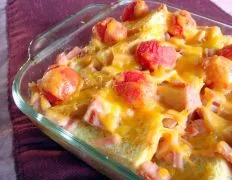 Bread & Butter Bake With Tomato & Ham