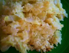 Breadcrumb Cabbage Casserole