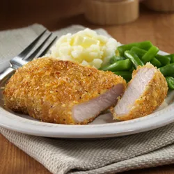 Breaded Pork Cutlets With Honey Dijon