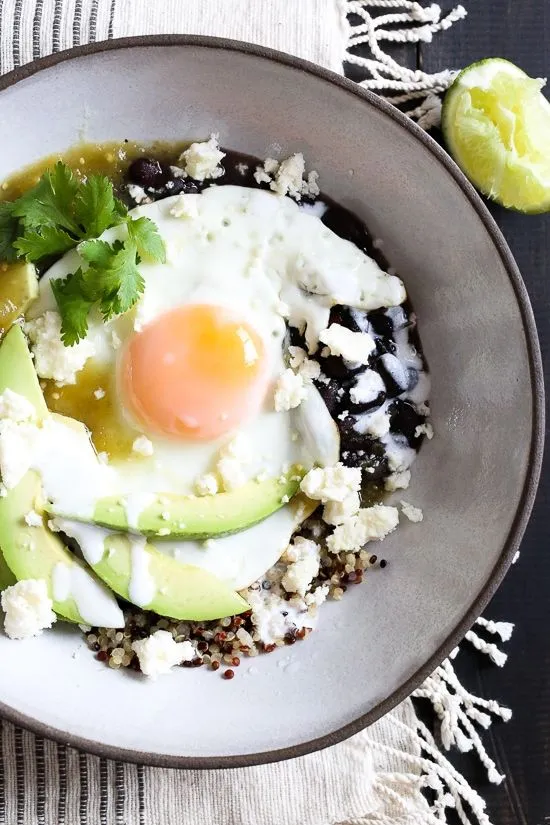 Breakfast Burrito Bowl With Spiced Butternut Squash