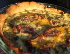 Breakfast Ham & Cheese Quiche