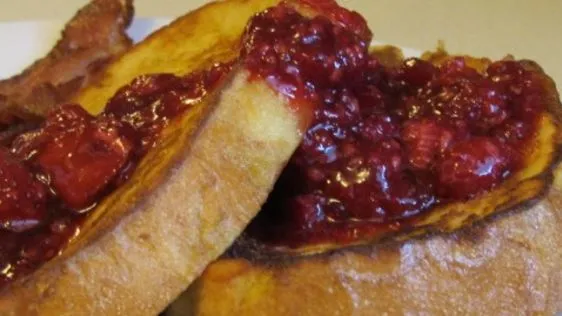 Brioche French Toast With Fresh Berry Compote