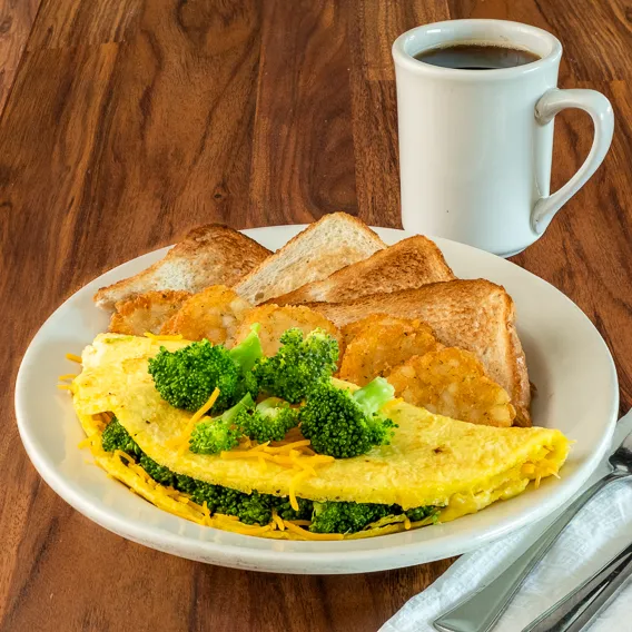 Broccoli And Cheese Omelet