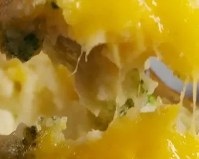 Broccoli And Cheese Twice Baked Potatoes