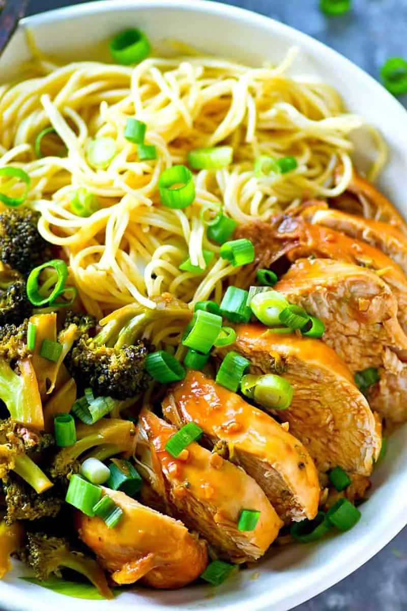 Broccoli And Chicken Noodle Bowl