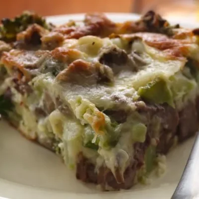 Broccoli And Mushroom Pie