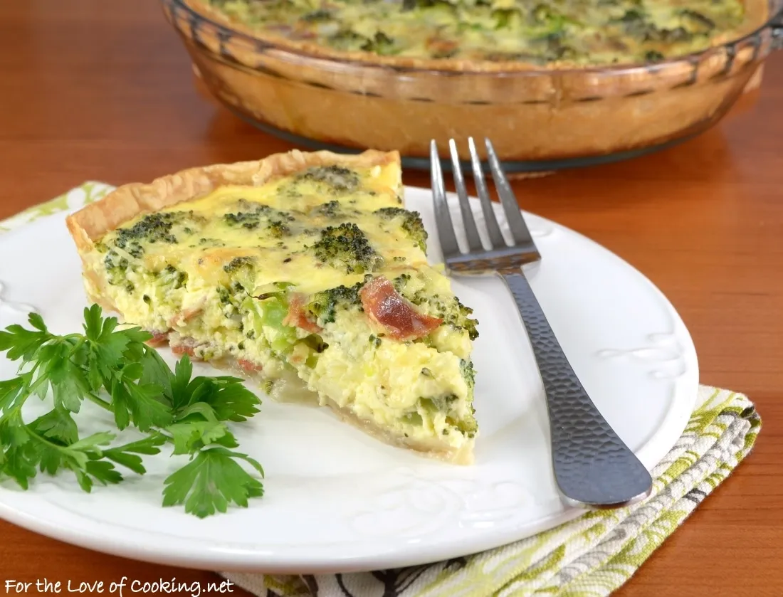 Broccoli & Bacon Quiche