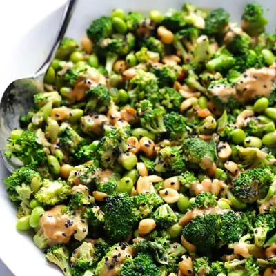 Broccoli Salad With Peanut Dressing