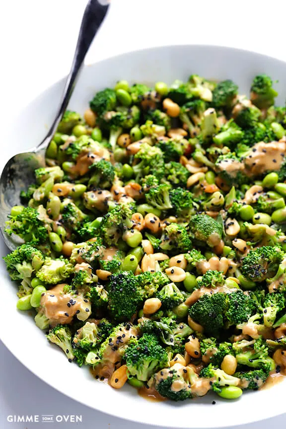 Broccoli Salad With Peanut Dressing