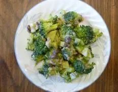 Broccoli Salad With Pineapple Peanut Dressing