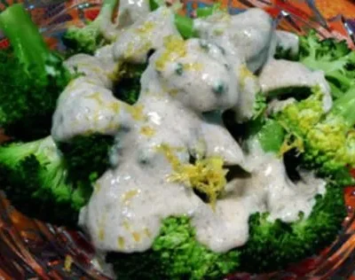 Broccoli With Indian-Spiced Yogurt
