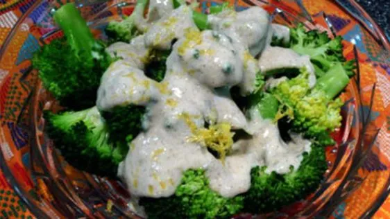 Broccoli With Indian-Spiced Yogurt