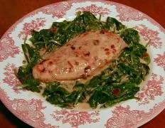 Broiled Chipotle Chicken With Creamy Spinach