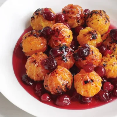 Broiled Citrus &Amp; Cranberries