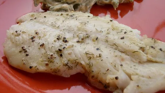 Broiled Fish With Dill Butter