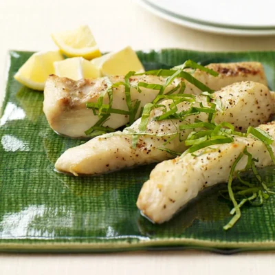 Broiled Halibut With Lemon And Herbs