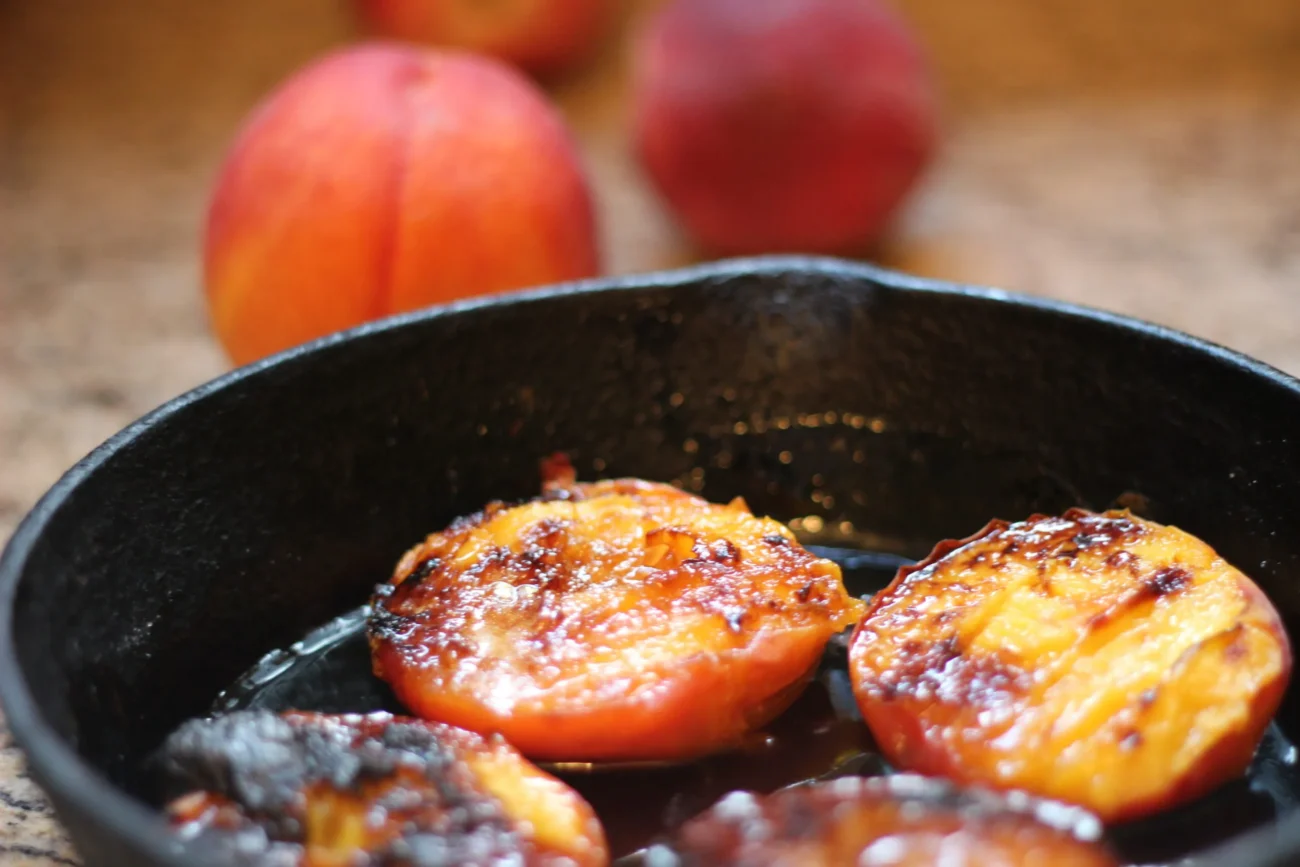 Broiled Peaches