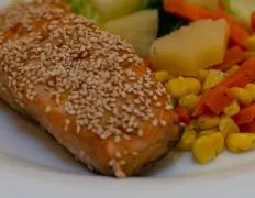 Broiled Sesame Salmon