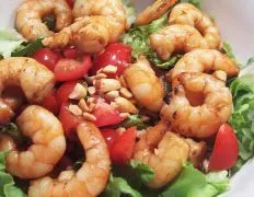 Broiled Shrimp With Honey Sesame Sauce