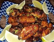 Broiled Sweet Chili Ginger Lime Wings