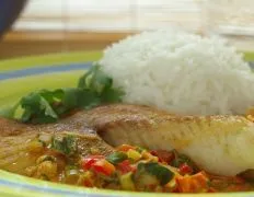 Broiled Tilapia With Thai Coconut-Curry