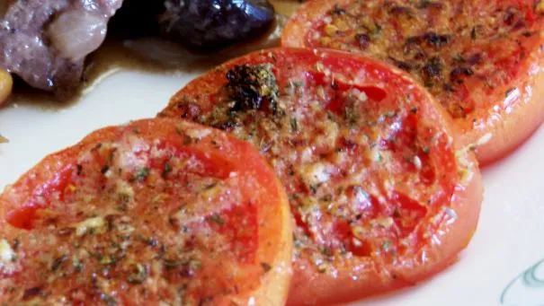 Broiled Tomato Slices With Herbes De