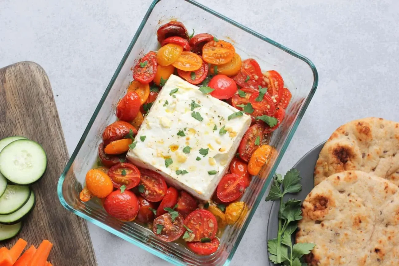 Broiled Tomatoes With Feta Cheese