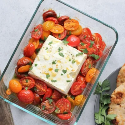 Broiled Tomatoes With Feta Cheese