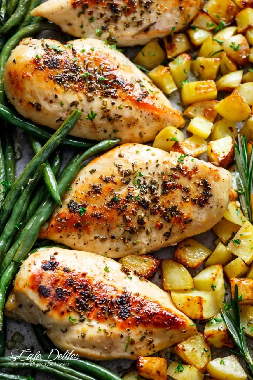 Broiled/Grilled Herb Butter Chicken