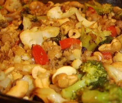 Brown Rice Vegetable Casserole