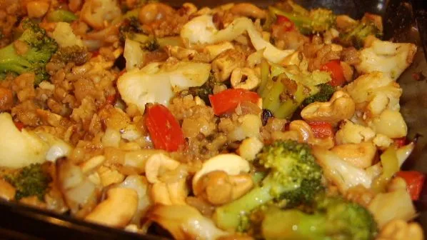 Brown Rice Vegetable Casserole