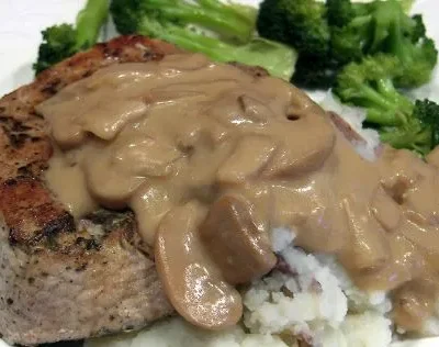 Browned Pork Chops With Gravy