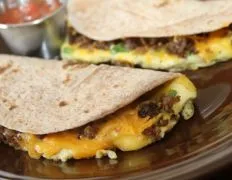 Brunch Egg And Sausage Soft Tacos