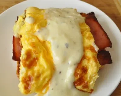 Brunch Eggs With Herbed Cheese Sauce