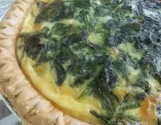 Brunch Quiche Of Spinach And Gouda