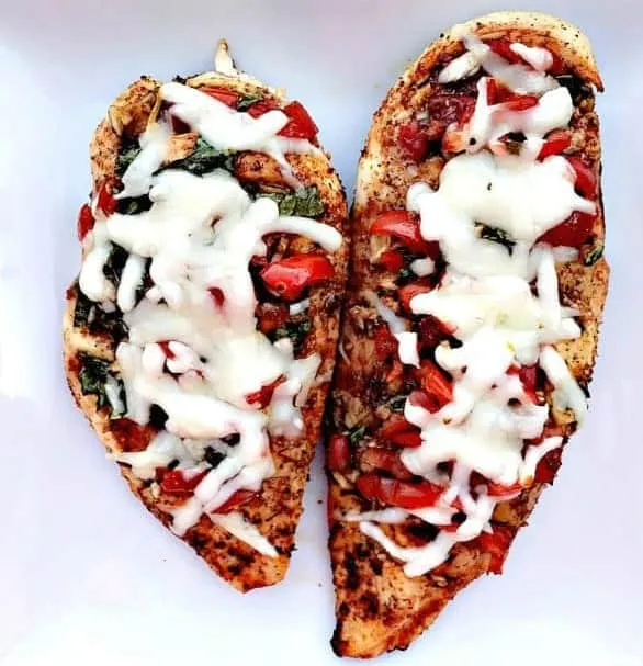 Bruschetta Stuffed Chicken Breasts