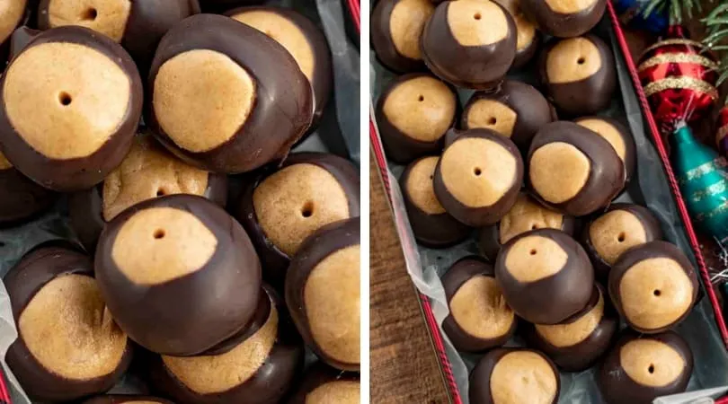 Buckeyes, Peanut Butter Balls, Or Reeses