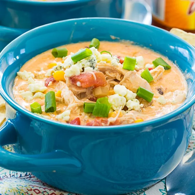 Buffalo Chicken And Bean Chili