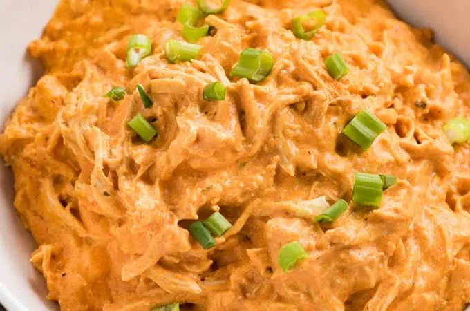 Buffalo Chicken Dip Slow Cooker, Oven And Instant Pot Directions