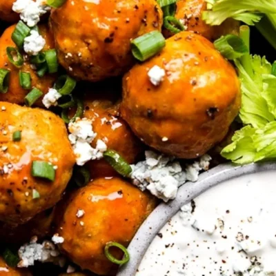 Buffalo Chicken Meatballs