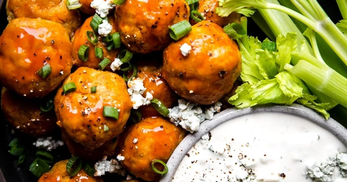 Buffalo Chicken Meatballs