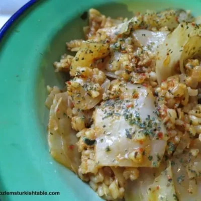 Bulgur And Ground Beef Casserole