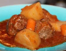 Burgundy Meatball Stew