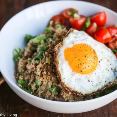 Burmese Breakfast Fried Rice